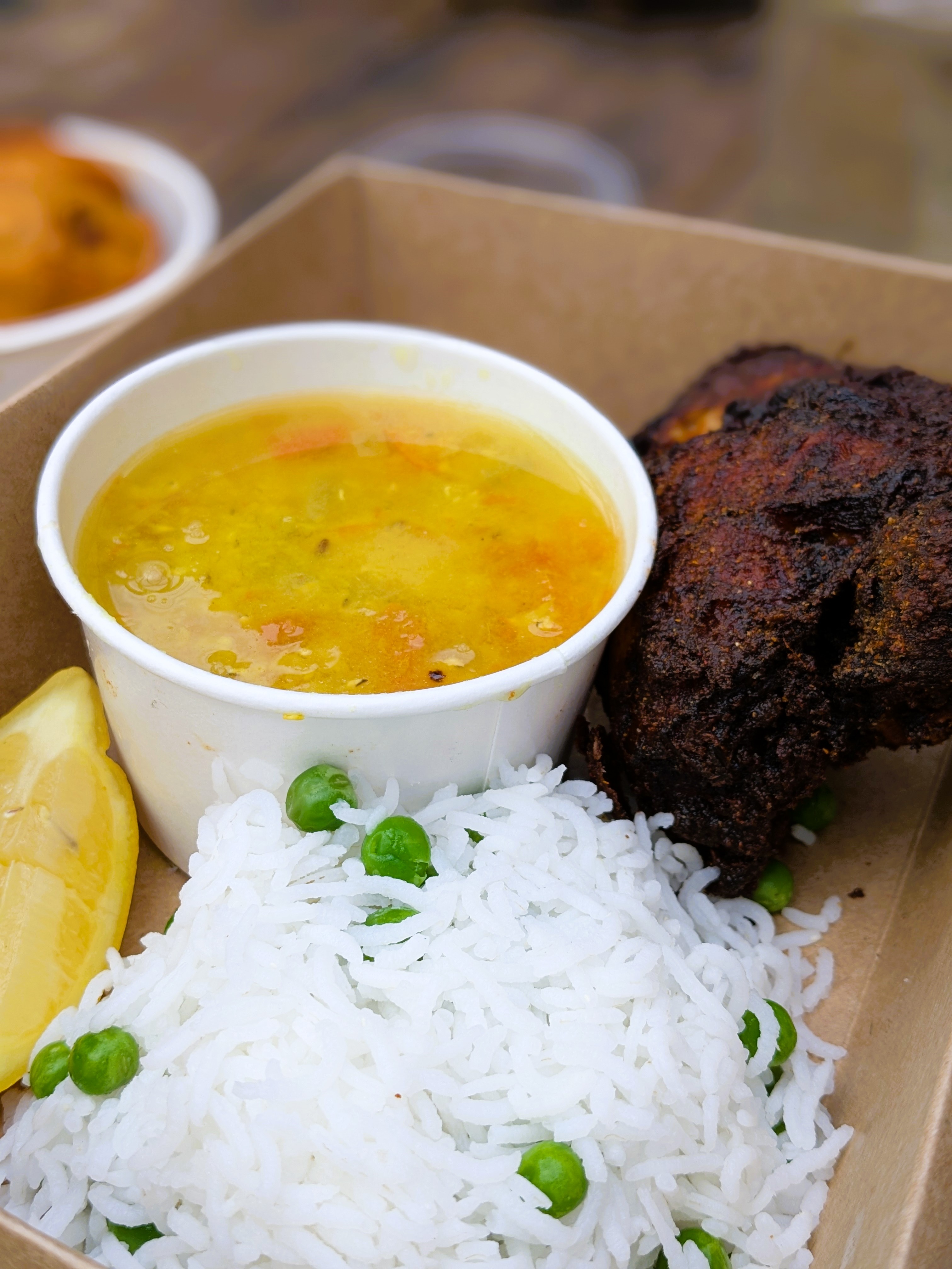 Special Fried Chicken Thali