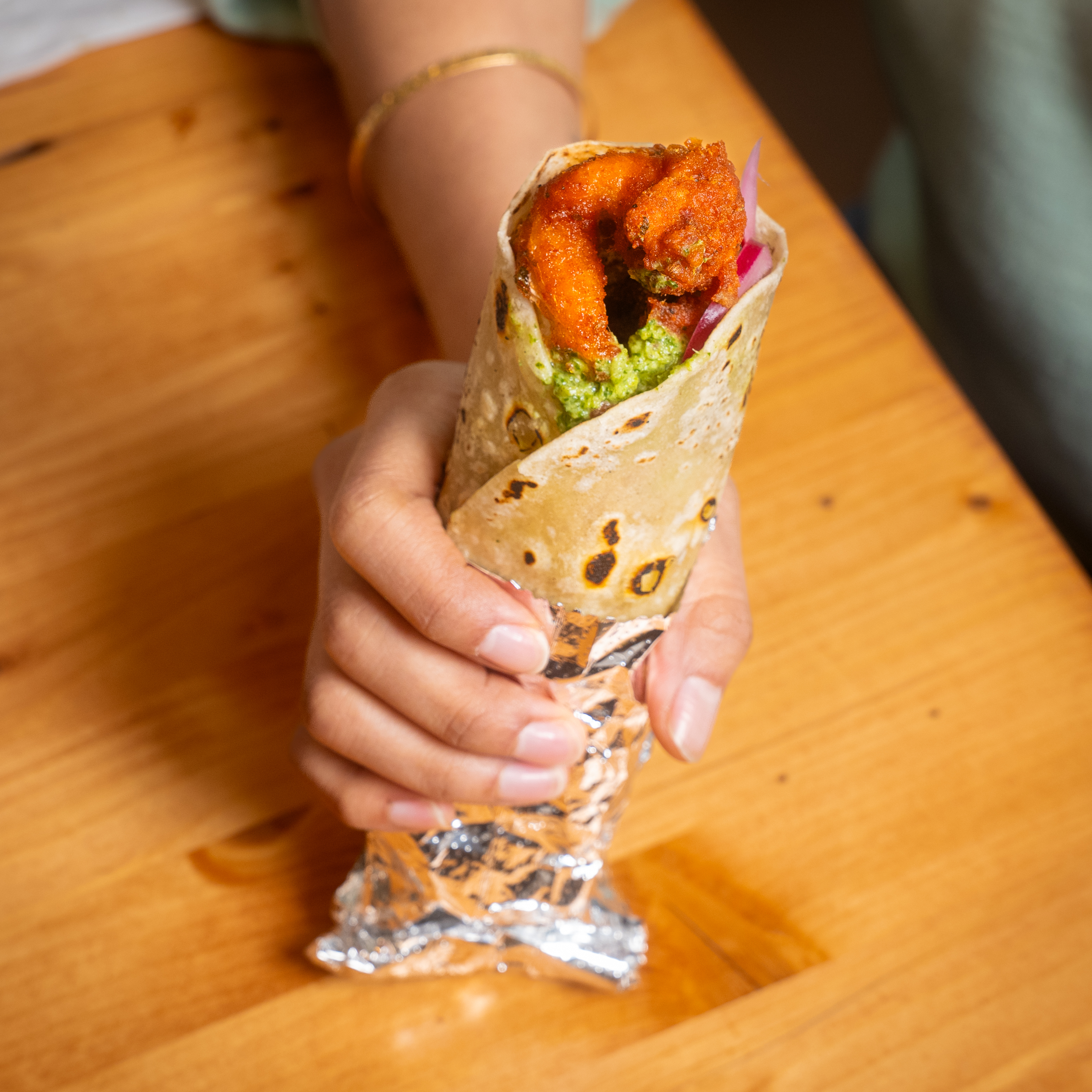 Special Kathi Roll Fish Tikka