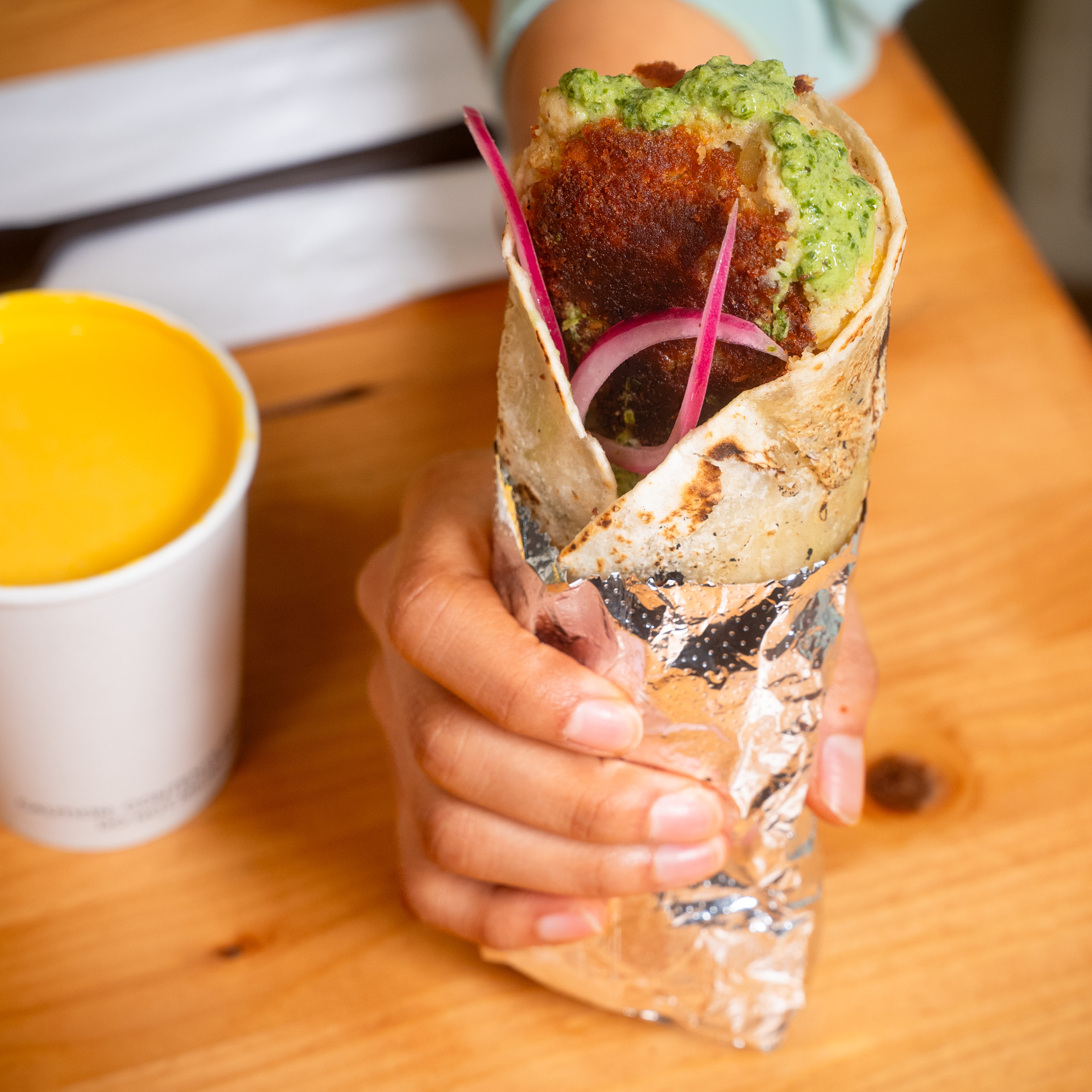 Special Kathi Roll Chicken Shami Kebab